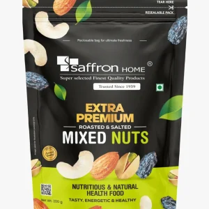 Saffron Home Extra Premium Roasted & Salted Mixed Nuts